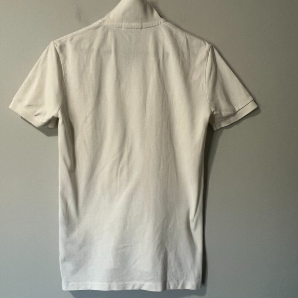 Rugby Ralph Lauren men's white mesh polo shirt, XS - Picture 2 of 8